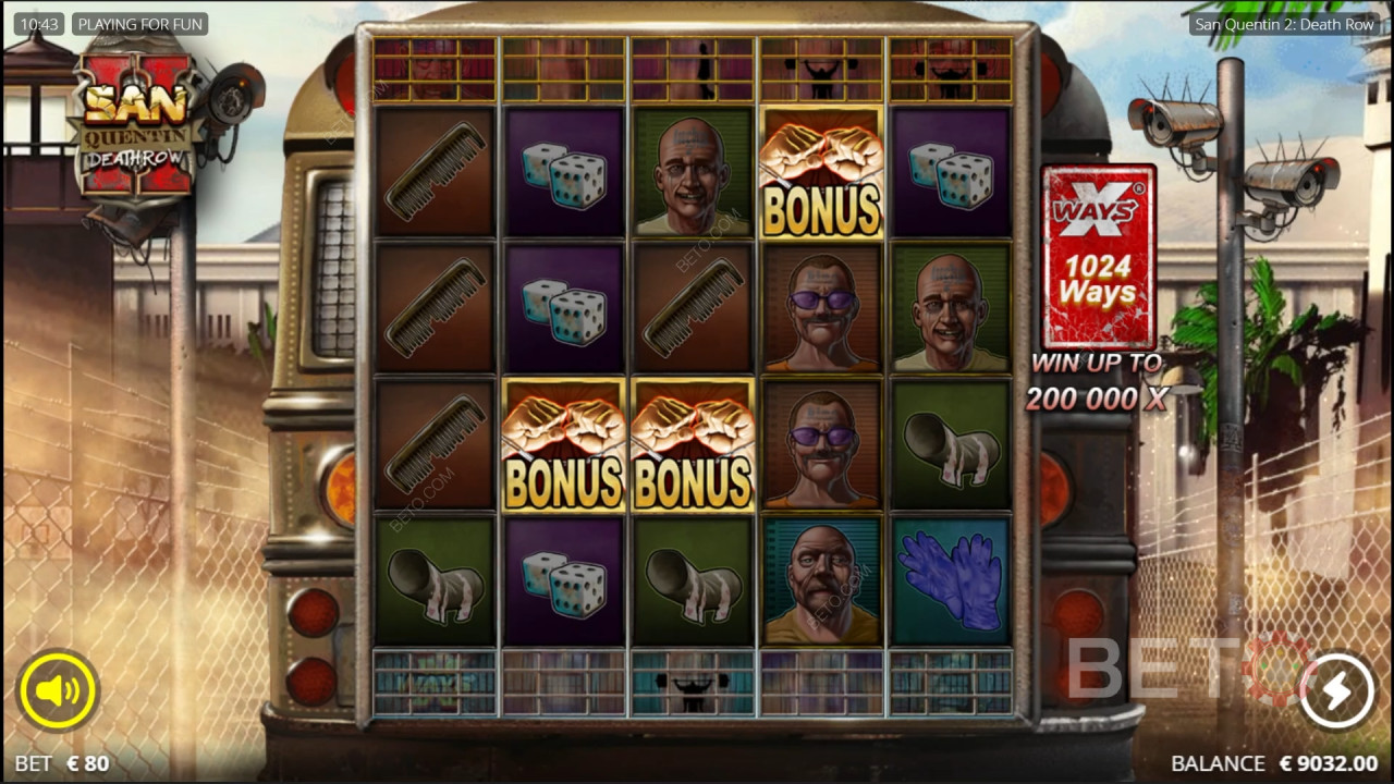 San Quentin 2 Commentaire de BETO Slots