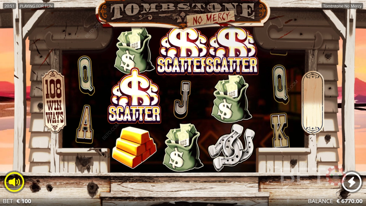 Tombstone No Mercy Revue par BETO Slots