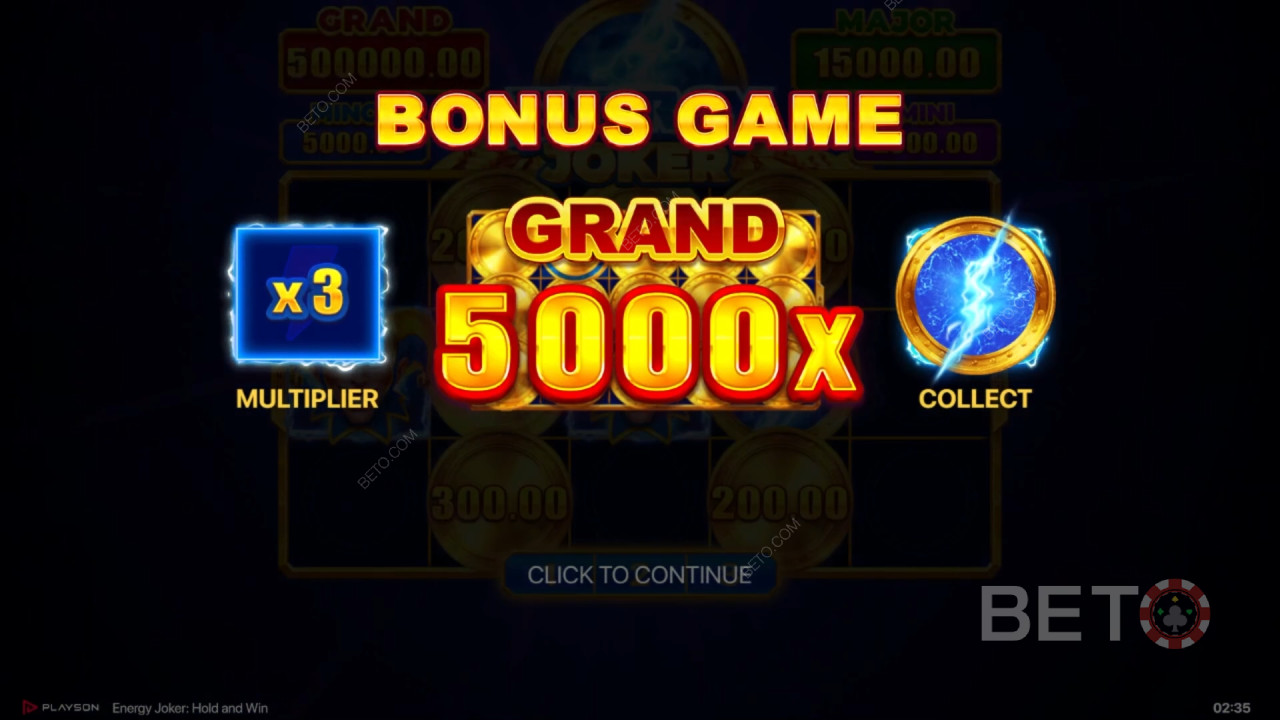 Les bonus expliqués dans Energy Joker par Playson
