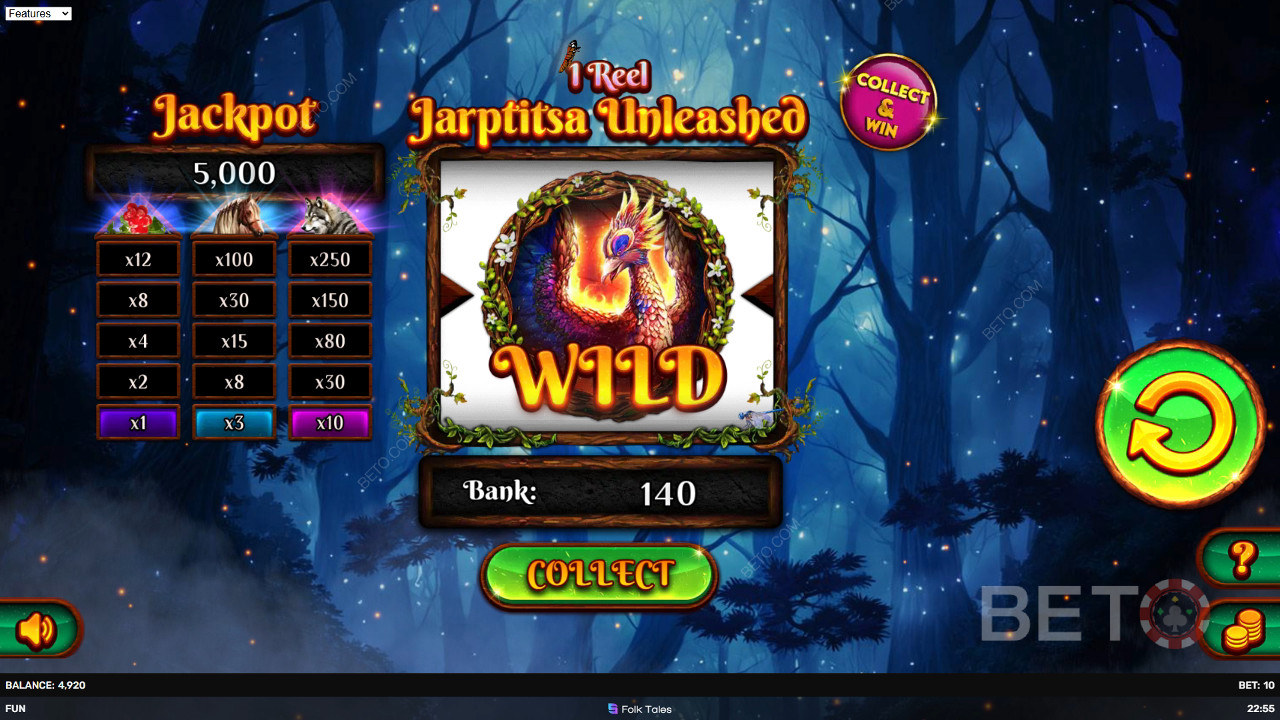 1 Reel Jarptitsa Unleashed Jeu Gratuit