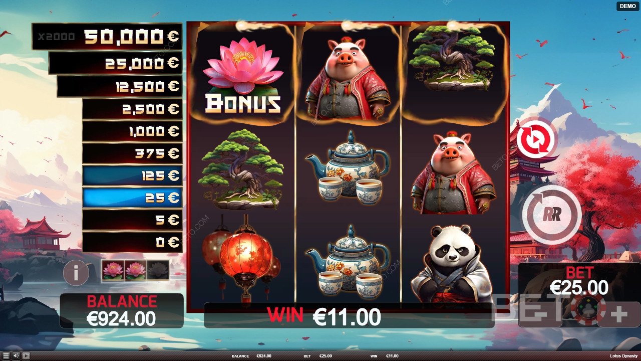 Lotus Dynasty Revue par BETO Slots