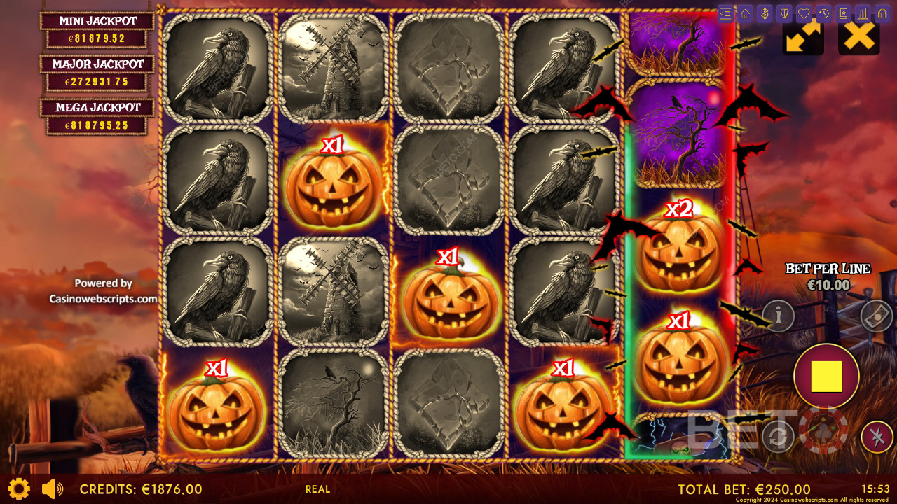 Haunted Haystacks - Spooky Hold and Win Revue par BETO Slots
