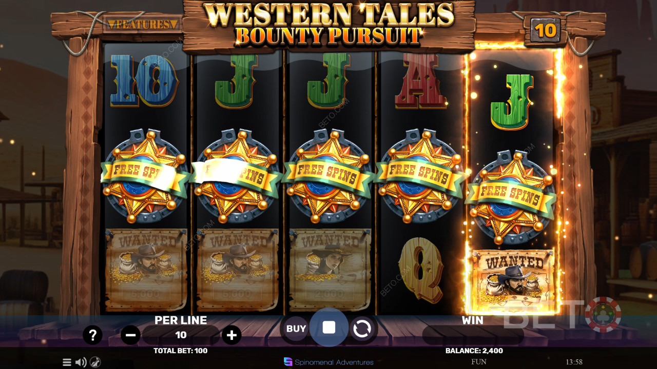 Western Tales - Bounty Pursuit Revue par BETO Slots