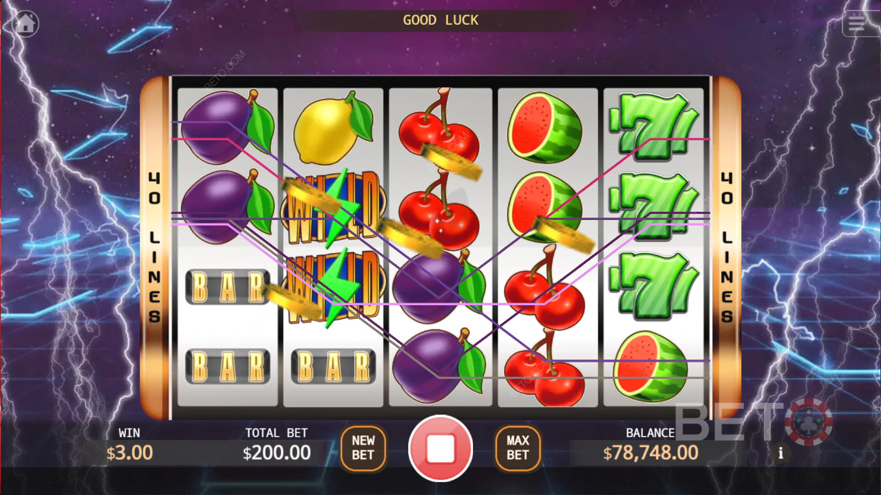 Les bonus expliqués dans Lightning Storm par KA Gaming