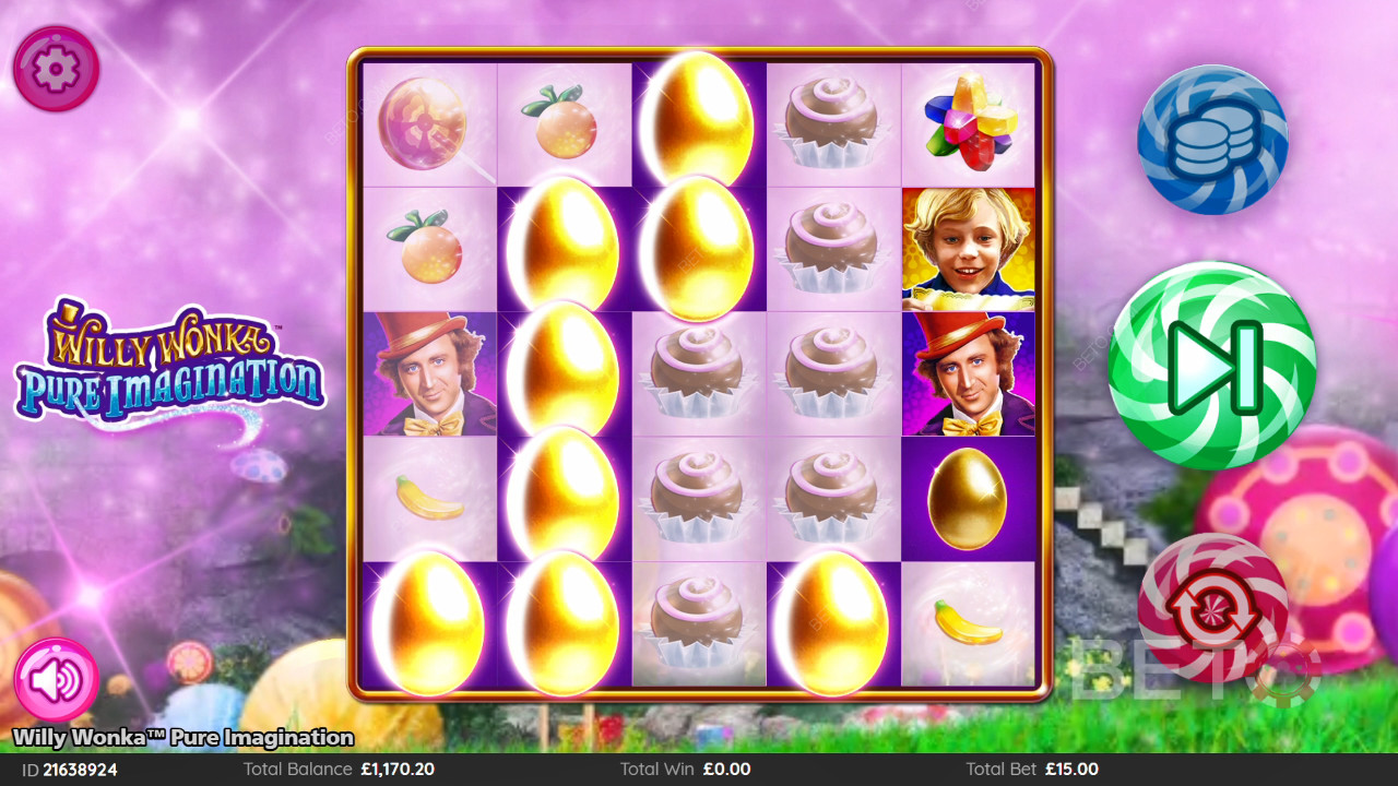 Willy Wonka Pure Imagination Revue par BETO Slots