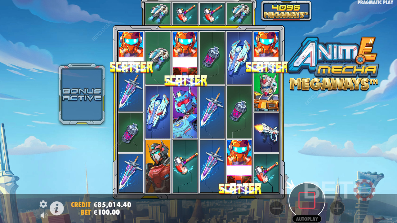 Anime Mecha Megaways Revue par BETO Slots