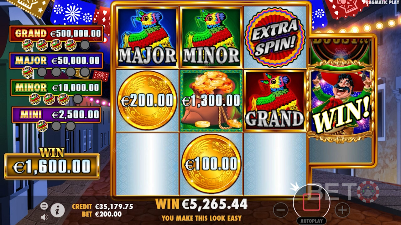 Le bonus Re-Spins de Big Juan réduit la grille de jeu.