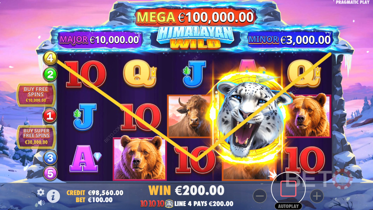 Himalayan Wild Revue par BETO Slots