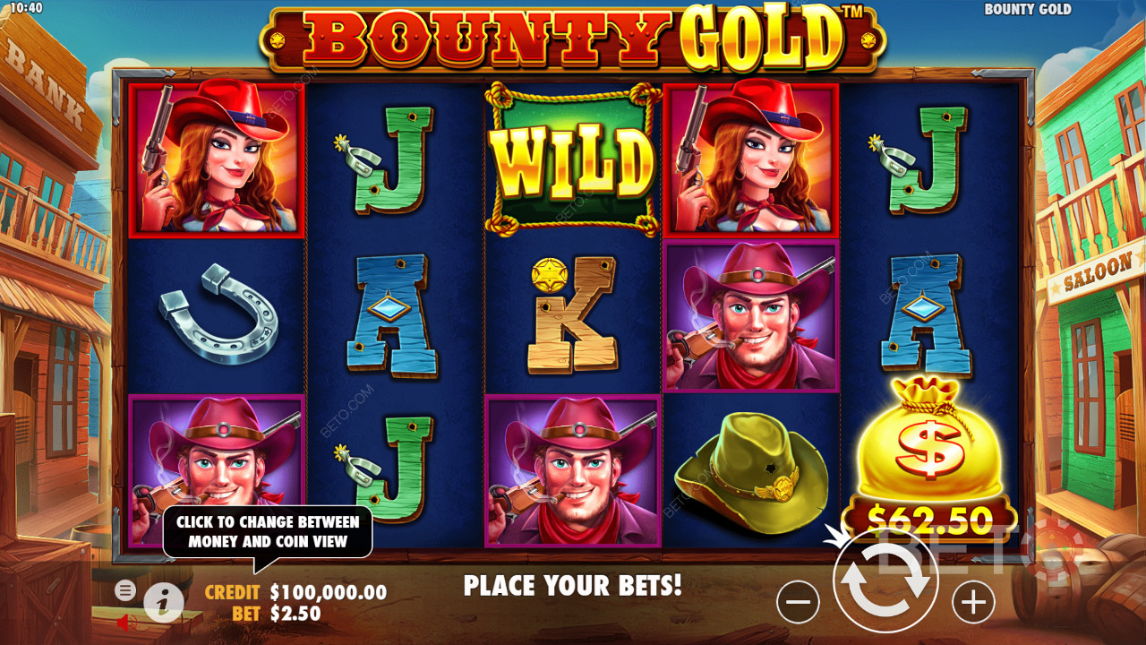 Bounty Gold génère 25 lignes de paiement