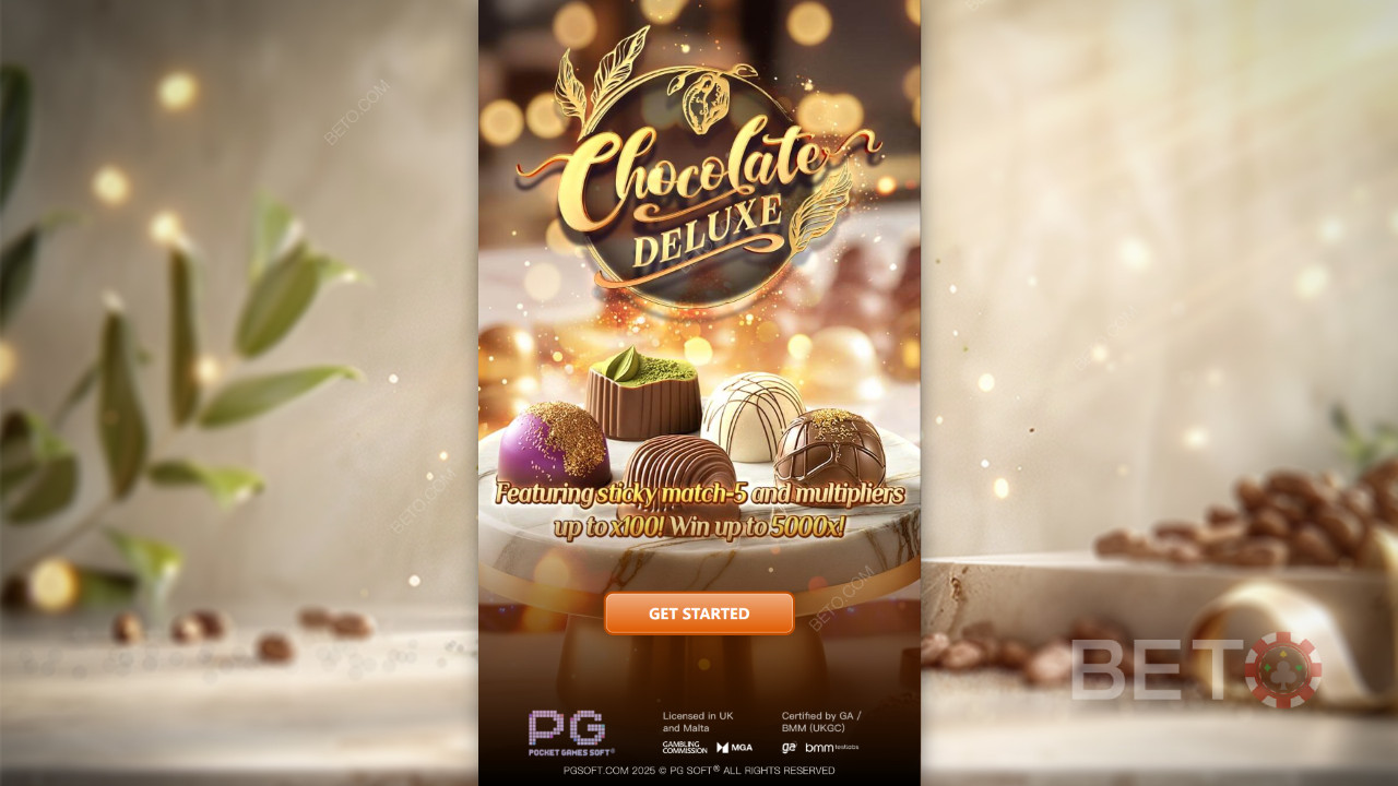 Gagnez 5 000x votre mise dans la machine à sous vidéo Chocolate Deluxe!