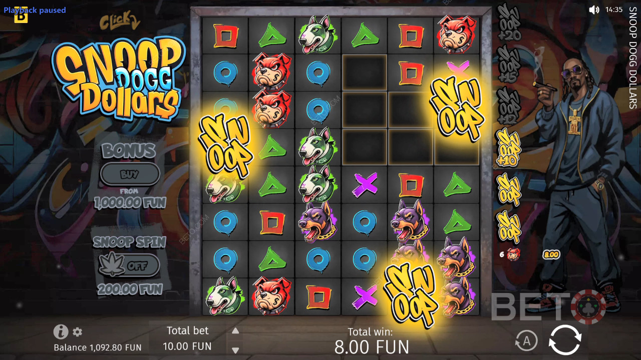 Snoop Dogg Dollars Revue par BETO Slots