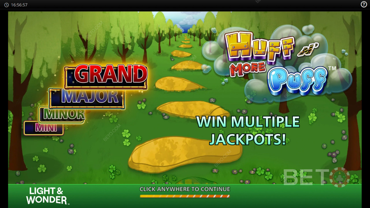 Gagnez 5 000 fois votre mise dans la machine à sous Huff N