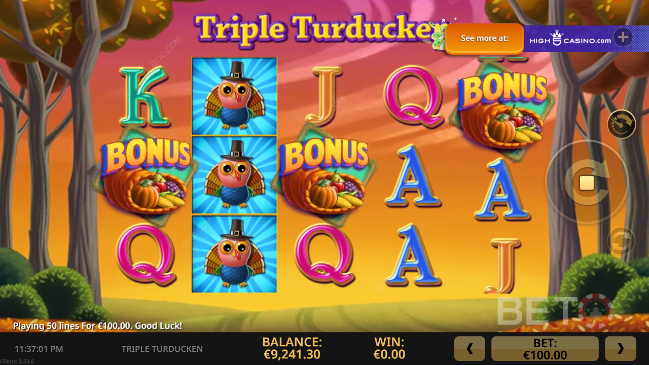 Triple Turducken Revue par BETO Slots