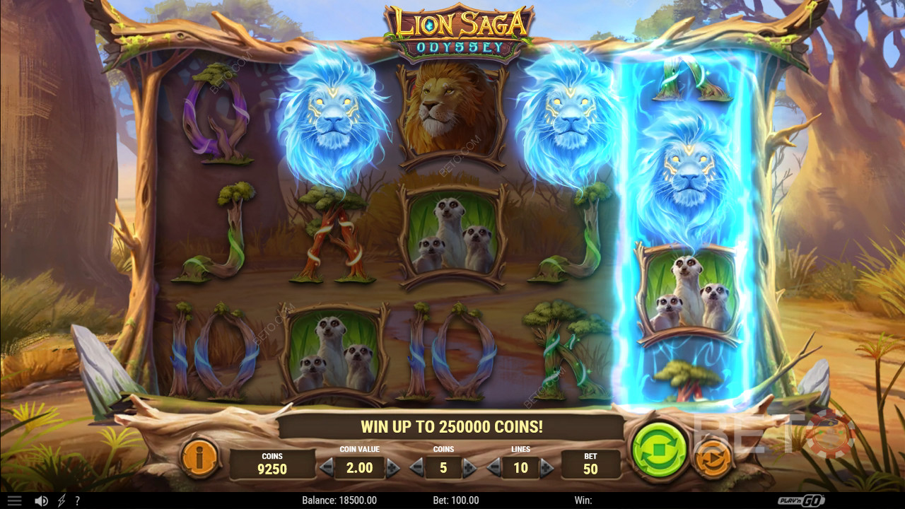 Lion Saga Odyssey Revue par BETO Slots