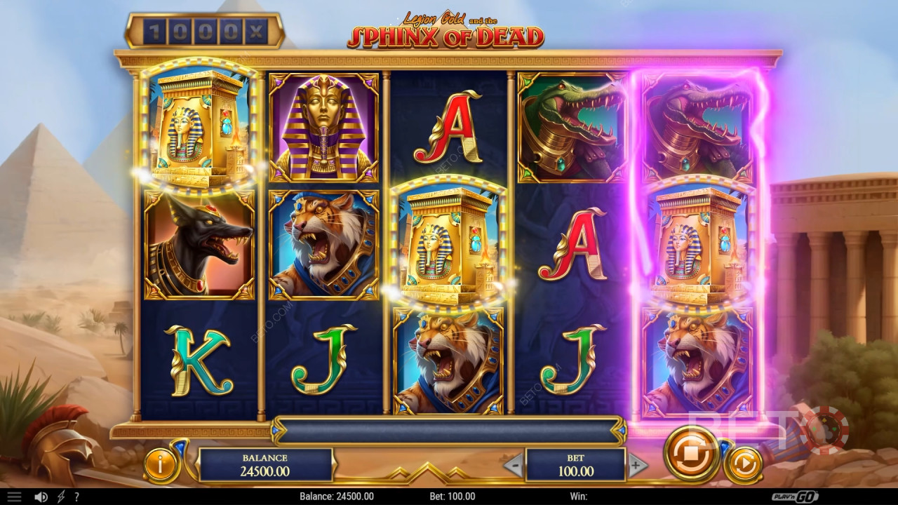 Legion Gold et le Sphinx des Morts Critique de BETO Slots