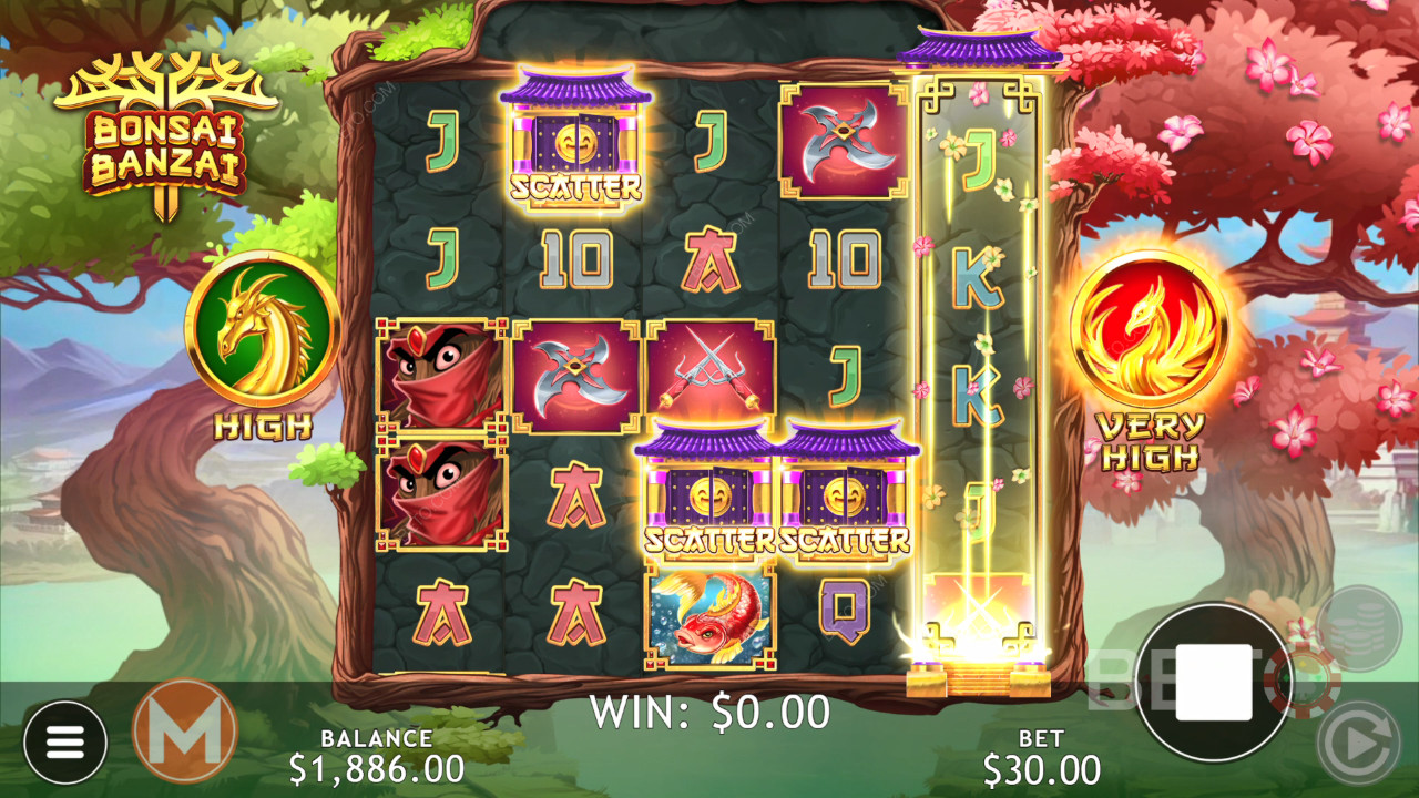 Bonsai Banzai Revue par BETO Slots