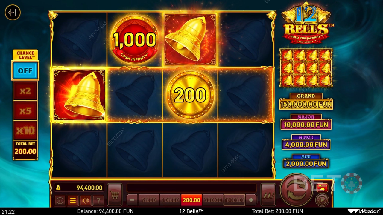 12 Bells Revue par BETO Slots