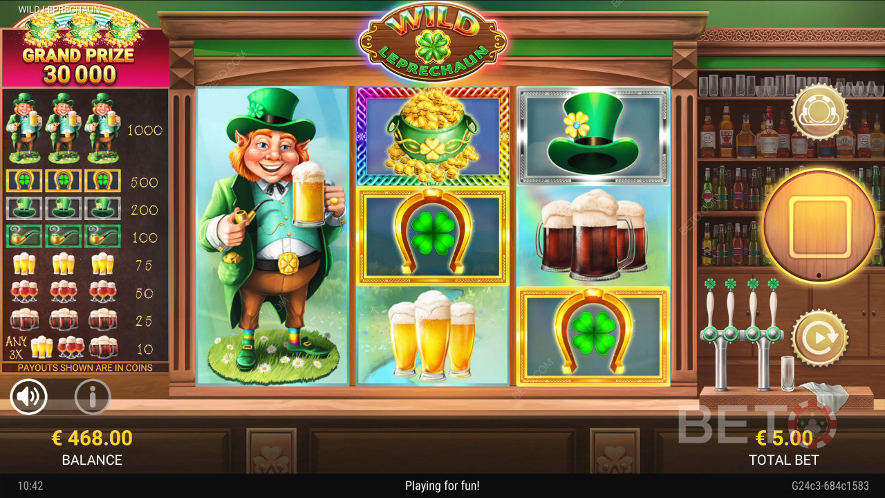 Wild Leprechaun Critique de BETO Slots