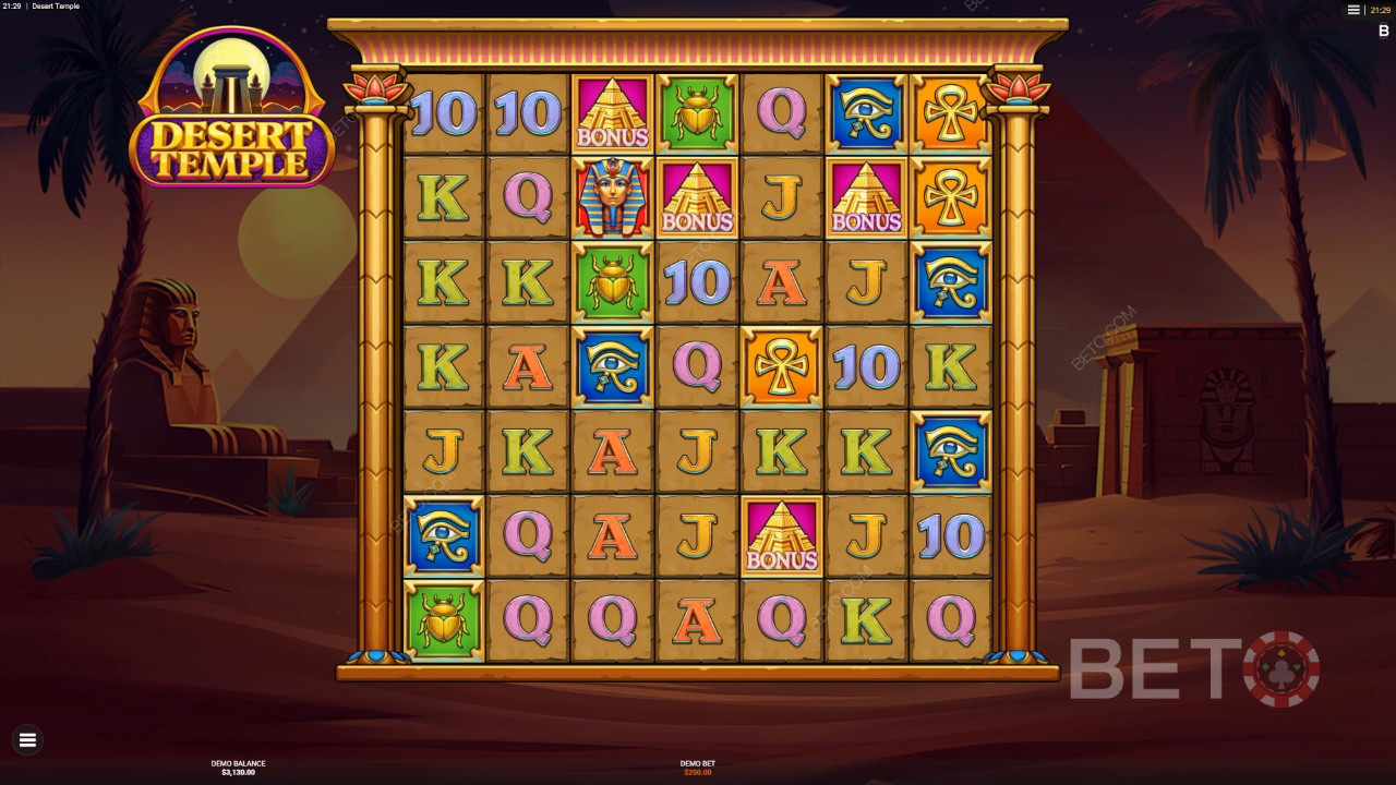 Desert Temple Revue par BETO Slots