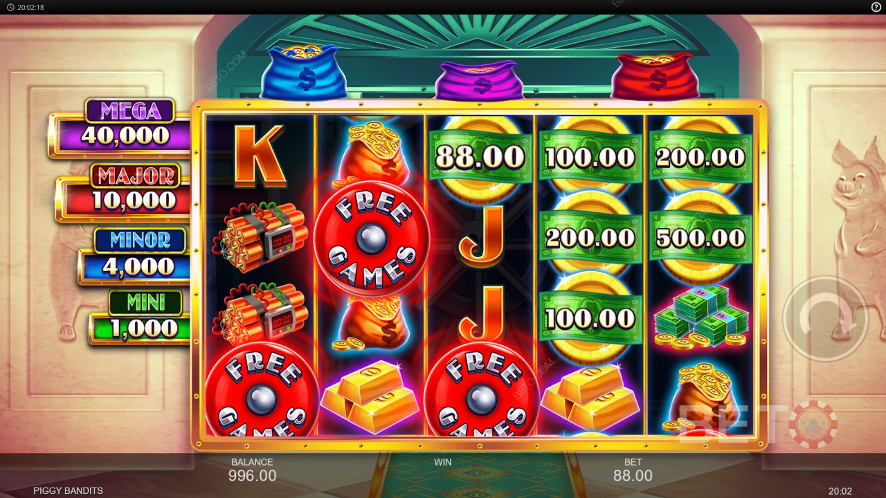 Piggy Bandits Revue par BETO Slots