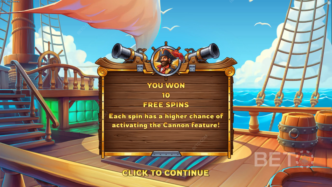 Gagnez 10 000x votre mise dans la machine à sous vidéo Pirate Bonanza!