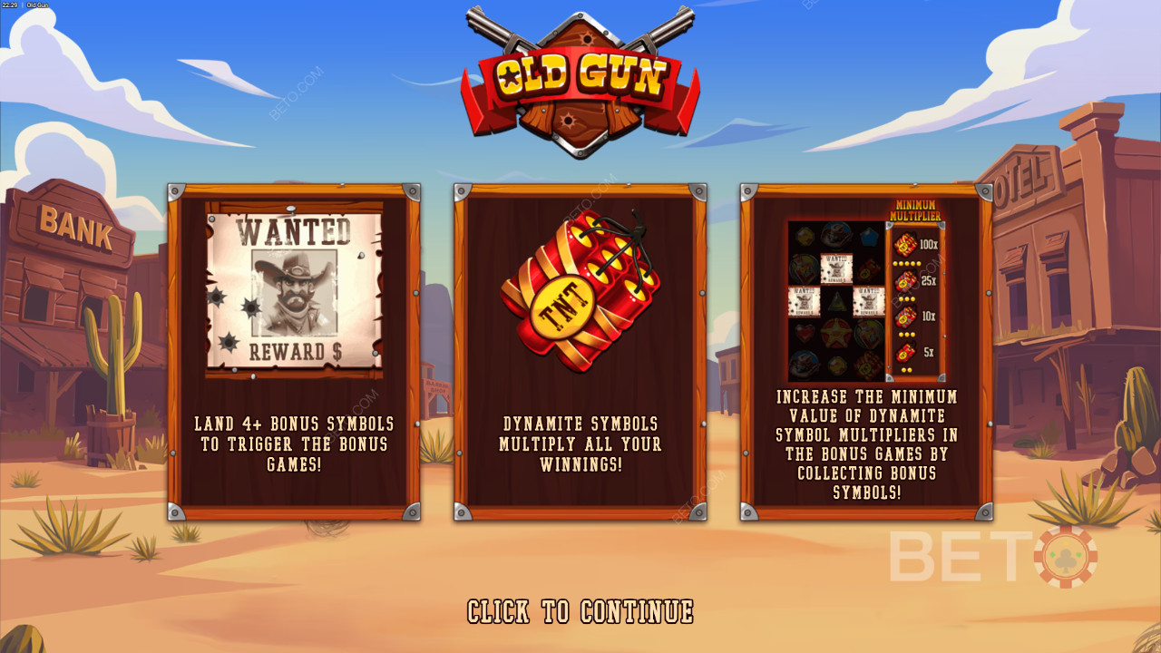 Les fonctions bonus expliquées dans Old Gun par Backseat Gaming