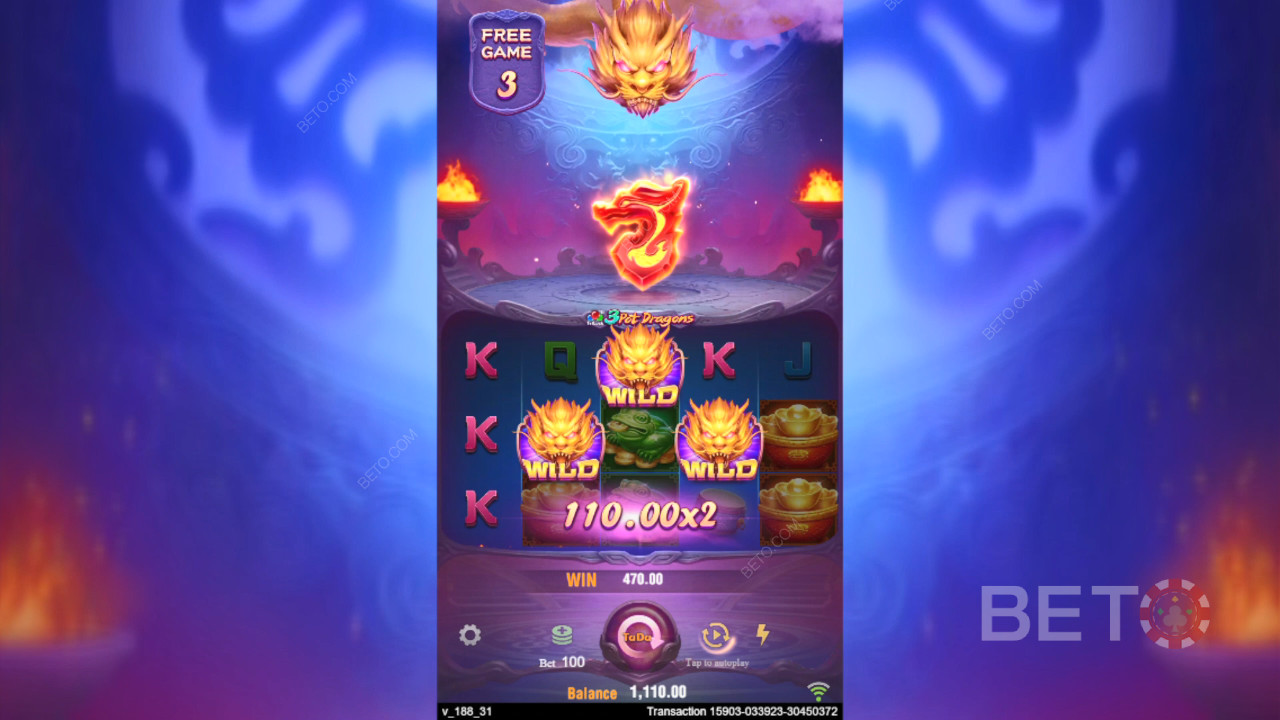 Comment jouer aux 3 Pot Dragons de TaDa Gaming?
