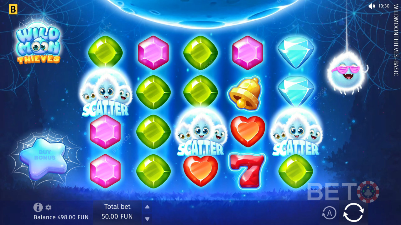 Wild Moon Thieves Revue par BETO Slots
