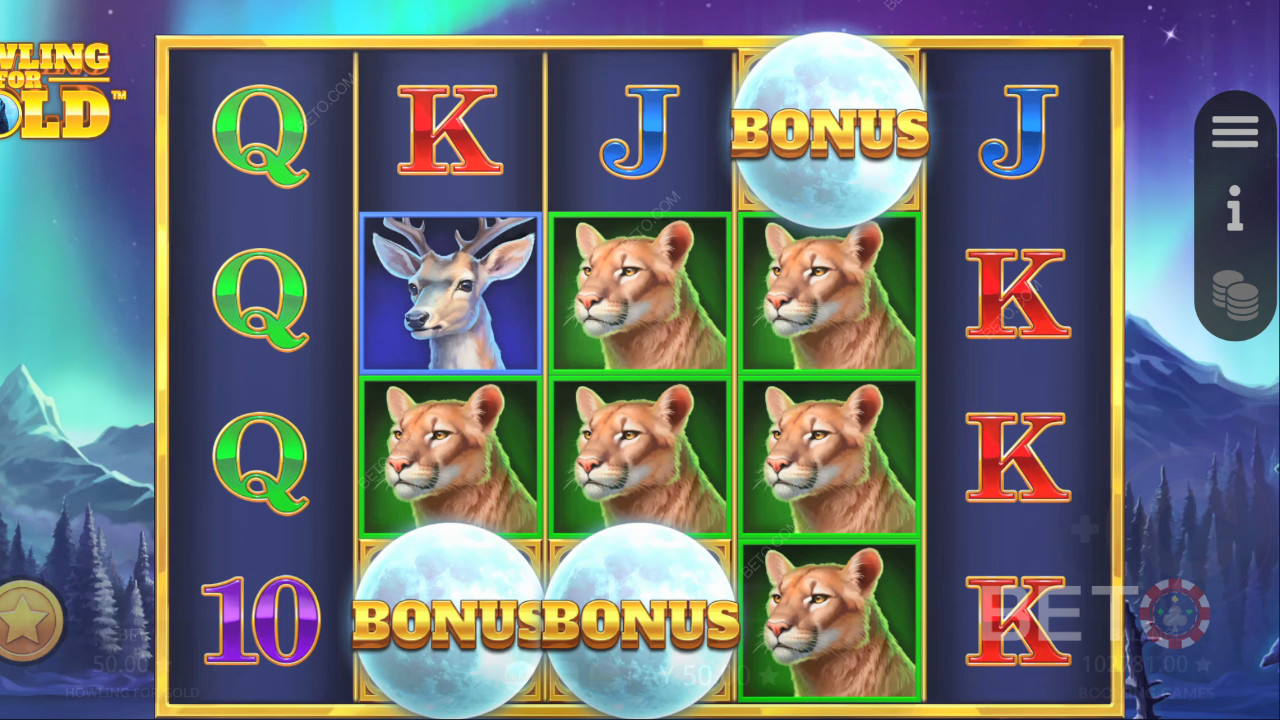 Howling for Gold Revue par BETO Slots