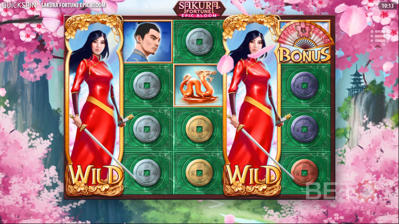 Sakura Fortune Epic Bloom Revue par BETO Slots