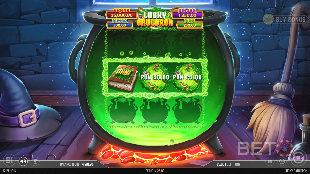 Lucky Cauldron Critique de BETO Slots