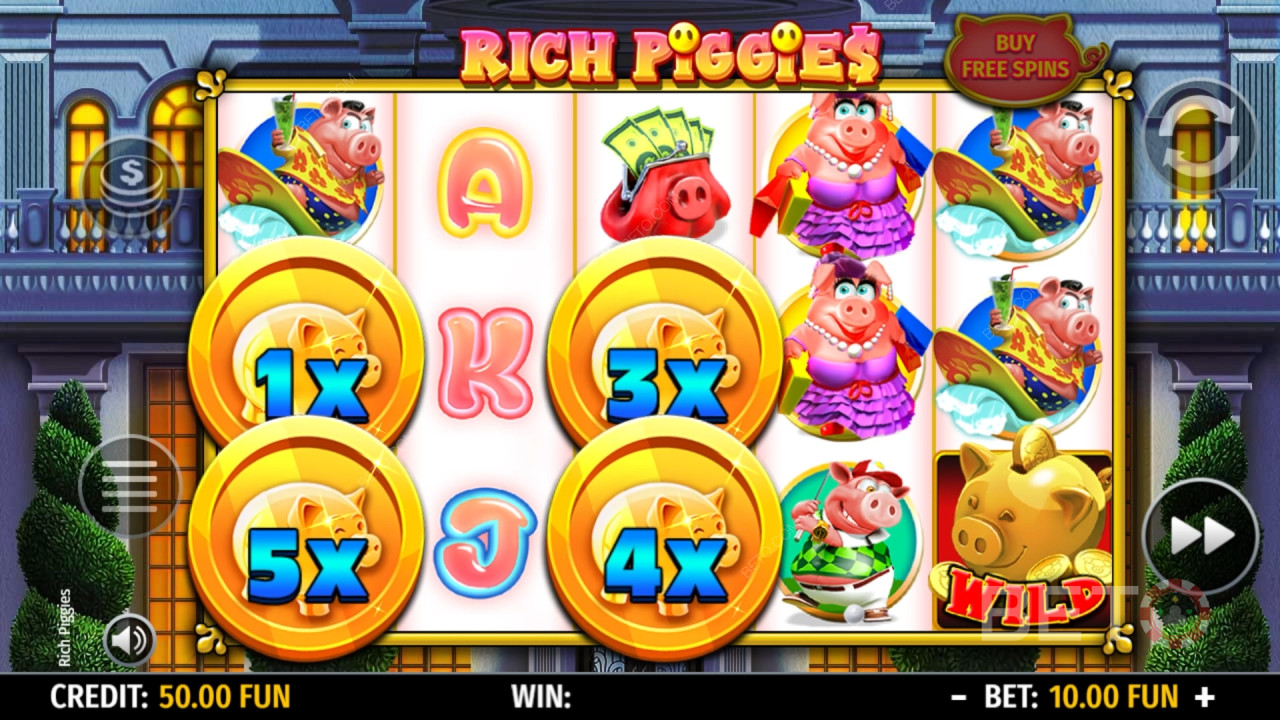Rich Piggies Revue par BETO Slots
