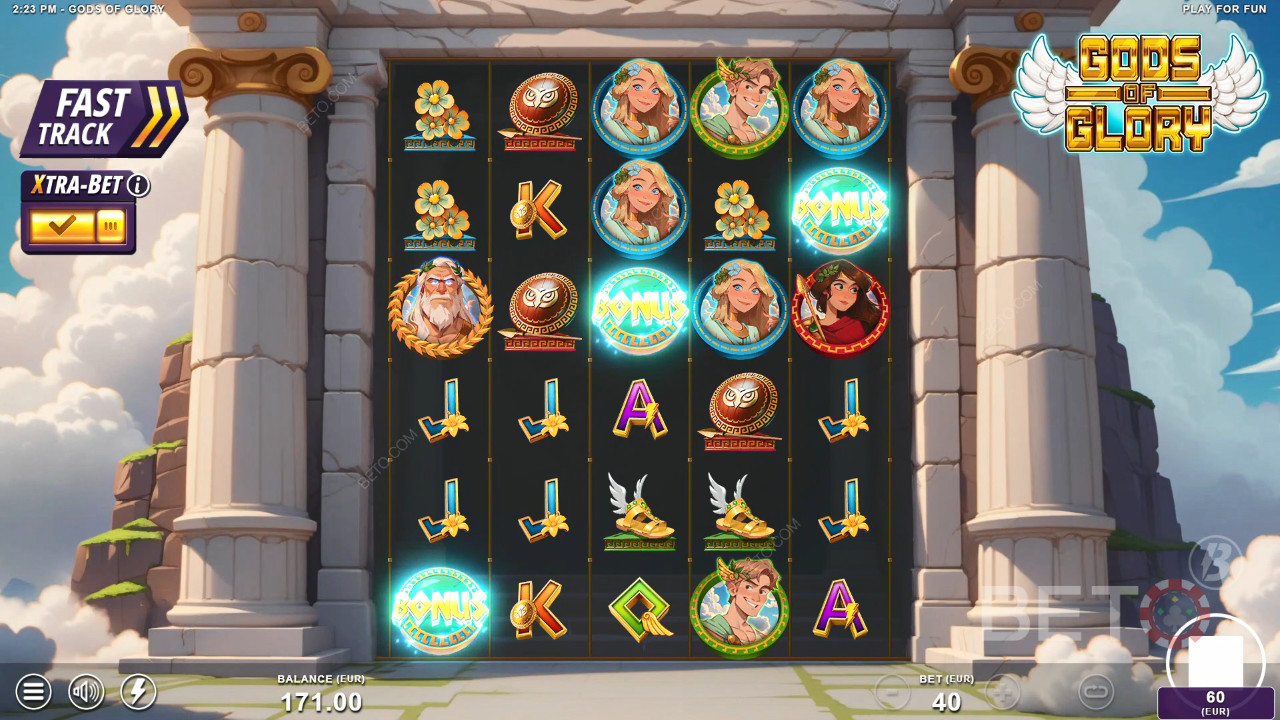 Gods of Glory Critique de BETO Slots