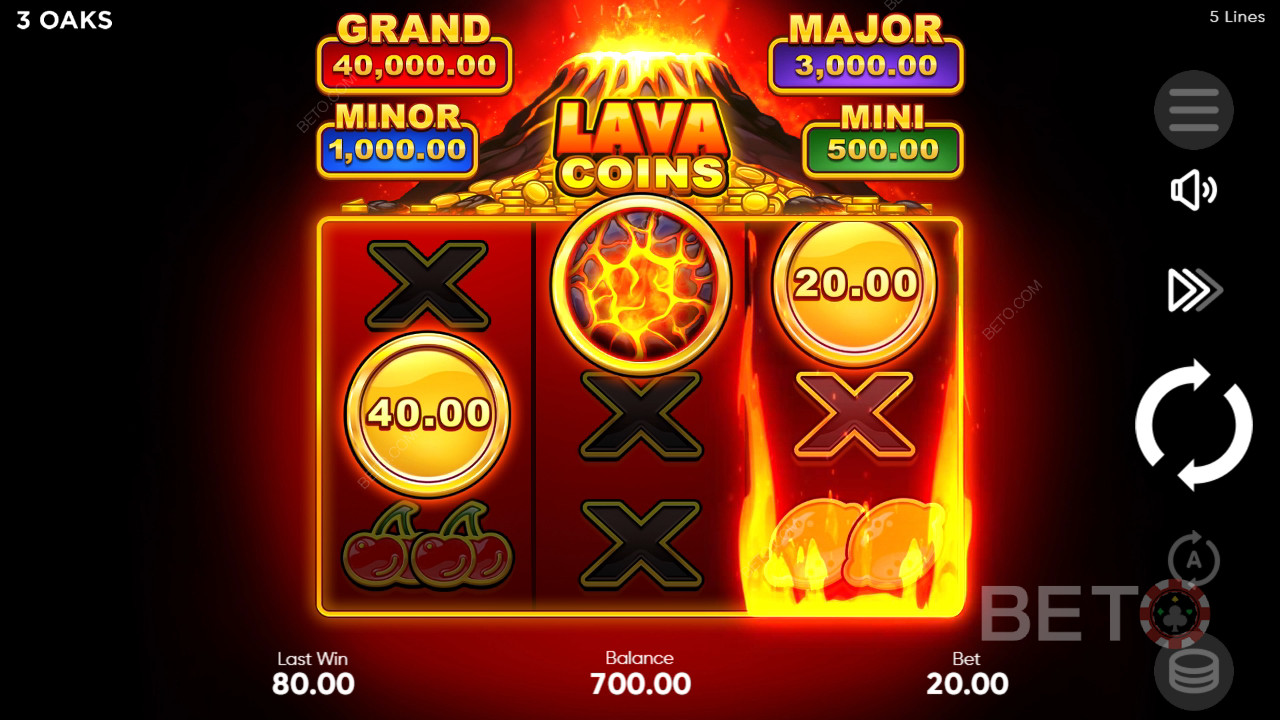 Lava Coins Revue par BETO Slots