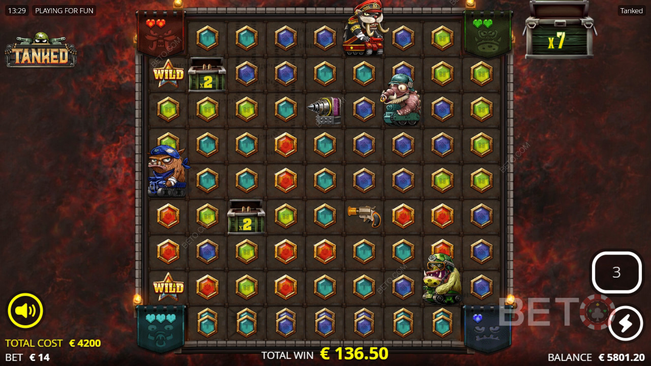 Gagnez 25 000x votre mise dans la machine à sous Tanked!