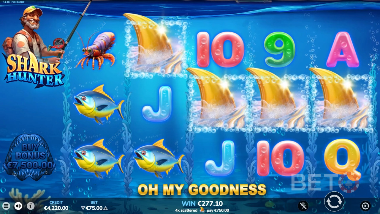 Shark Hunter Critique de BETO Slots
