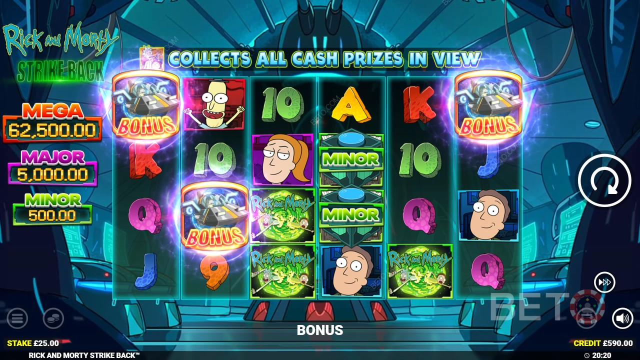 Rick And Morty Strike Back Critique de BETO Slots