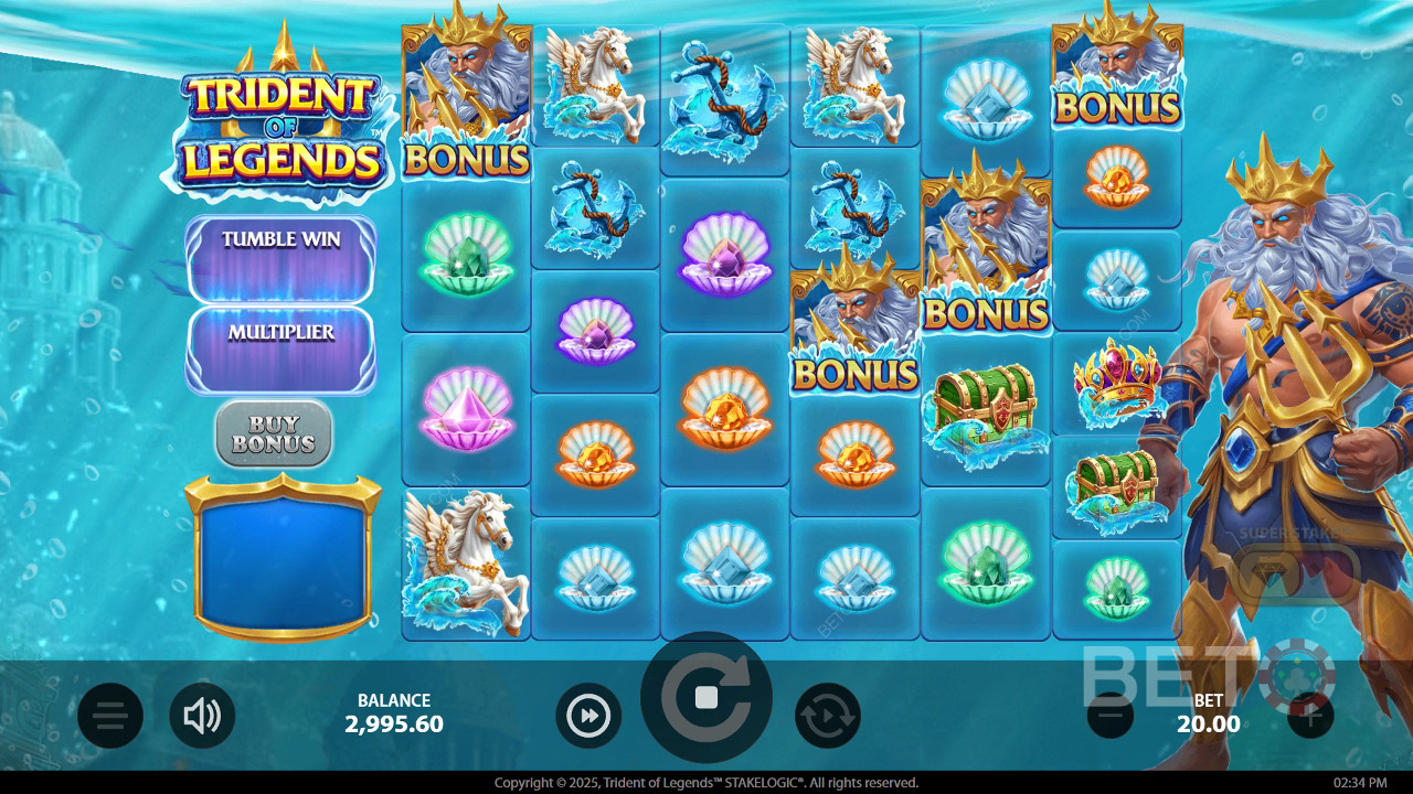 Trident of Legends Revue par BETO Slots
