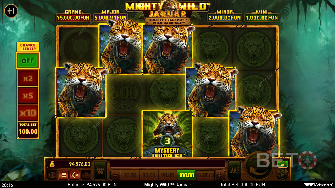 Mighty Wild : Jaguar Revue par BETO Slots