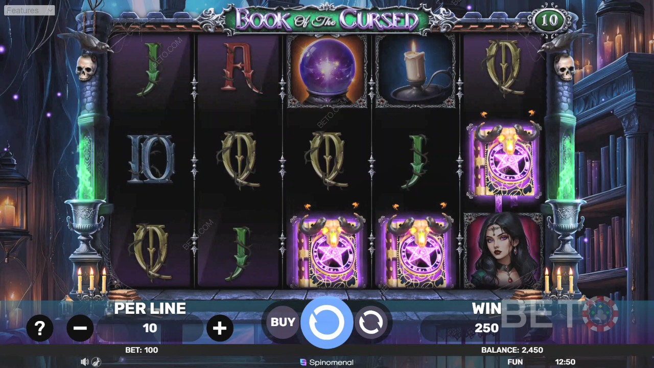 Book of the Cursed Critique de BETO Slots