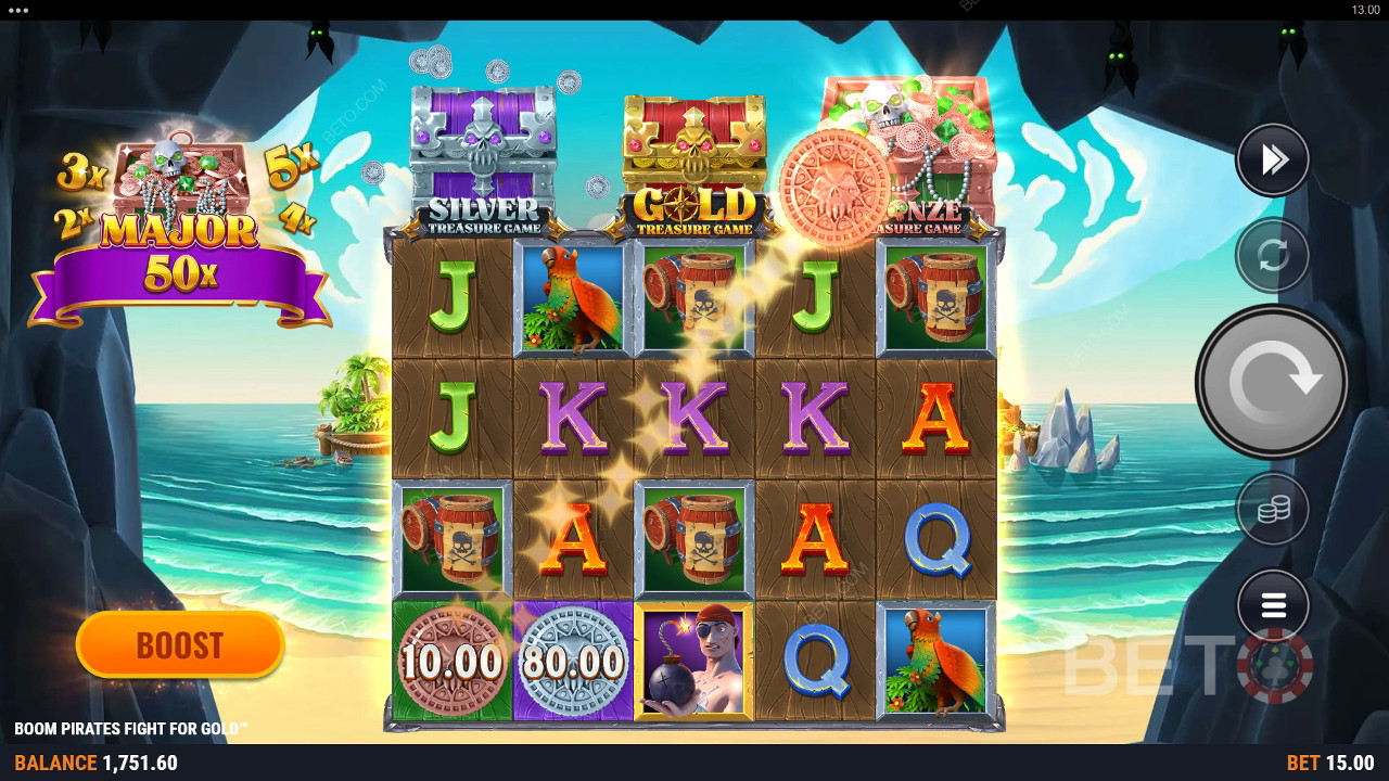 Boom Pirates Fight For Gold Revue par BETO Slots