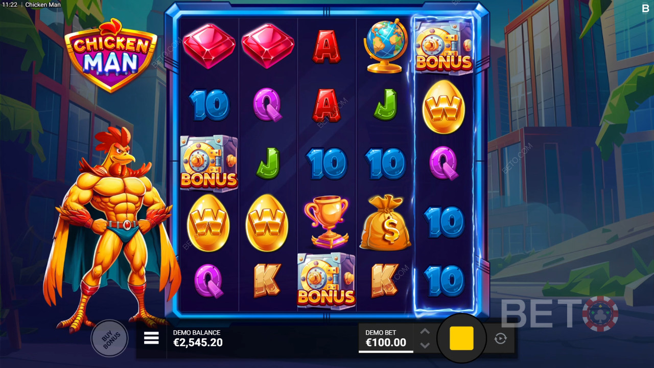 Chicken Man Critique de BETO Slots