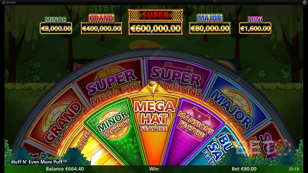 Les bonus expliqués dans Huff N
