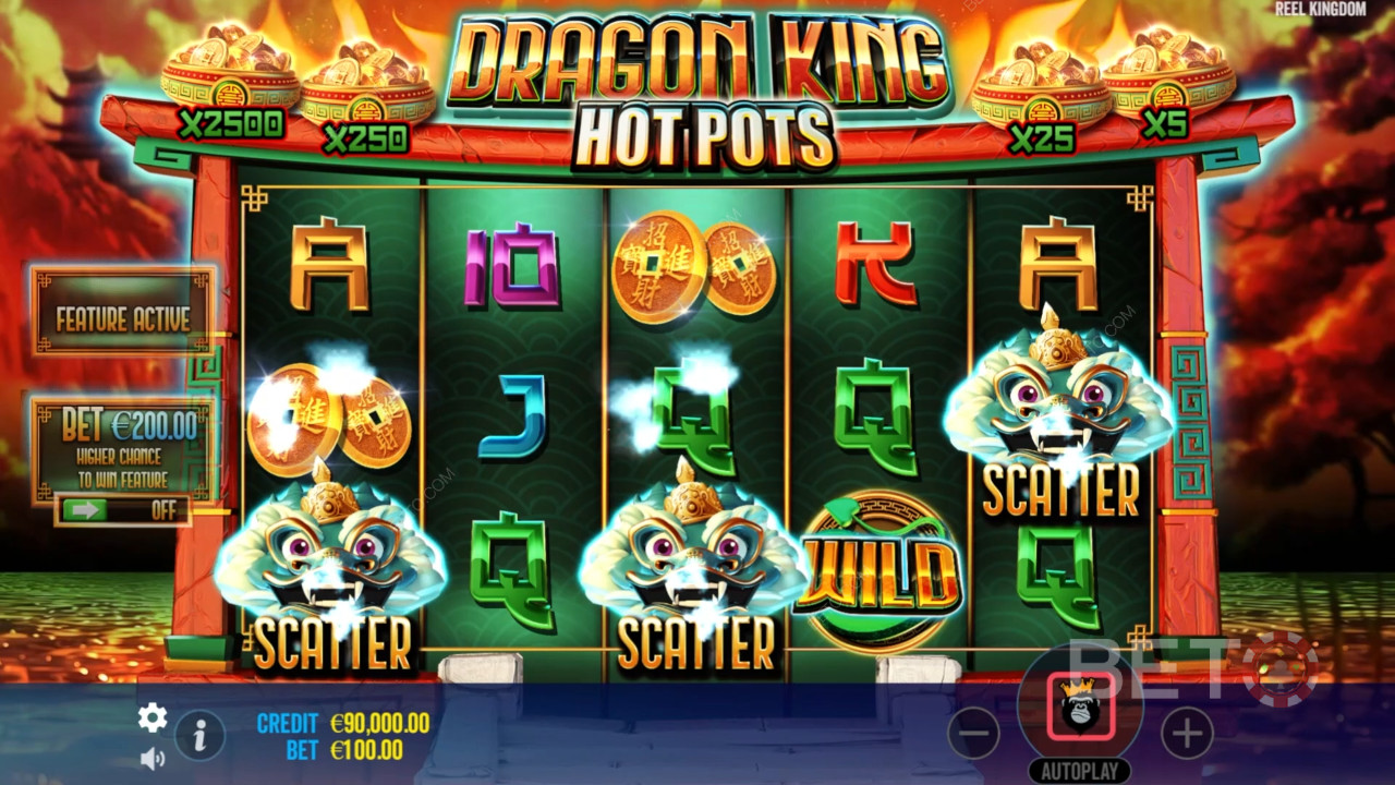 Dragon King Hot Pots Revue par BETO Slots
