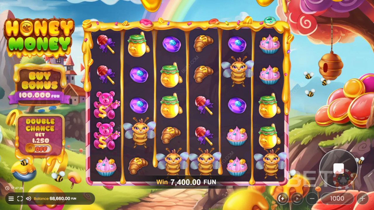 Honey Money Revue par BETO Slots