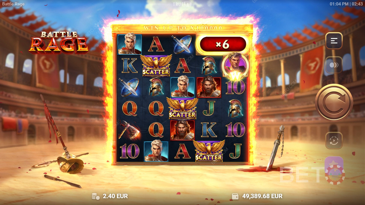 Battle Rage Critique de BETO Slots