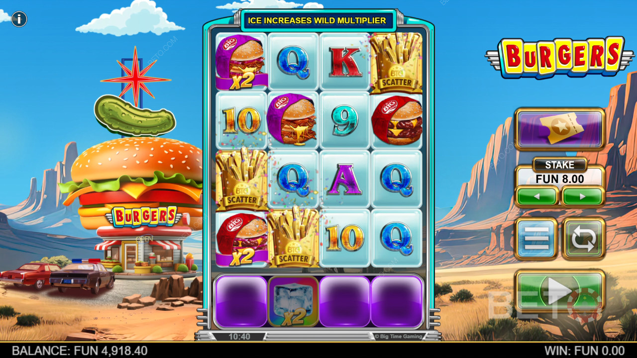 Burgers Critique de BETO Slots