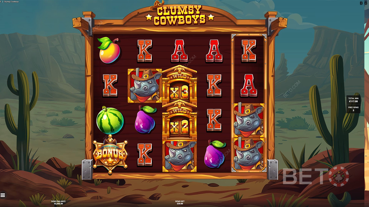 Clumsy Cowboys Critique de BETO Slots