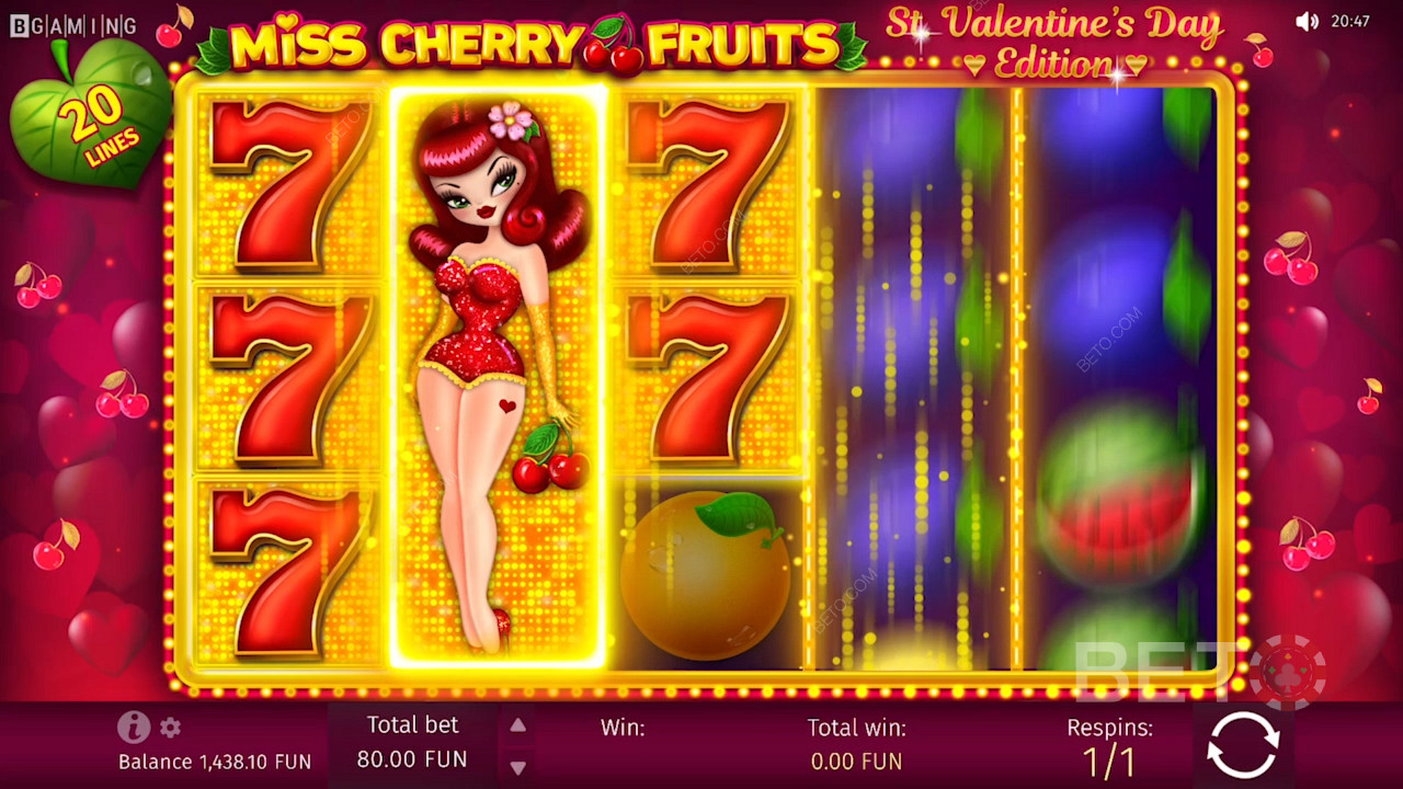 Grille 5x3 dans Miss Cherry Fruits