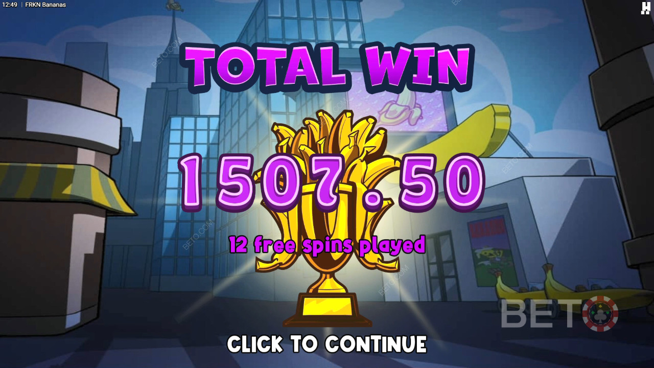 Gagnez 10 000 fois votre mise dans la machine à sous en ligne FRKN Bananas!